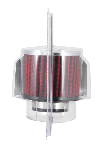 K&N 1.5in Flange ID x 3in OD x 2.5in Height Clamp On Crankcase Vent Filter - 62-1514