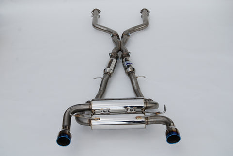 Invidia 2022+ Nissan Z 70mm Gemini Cat Back Exhaust - Rolled TI Tips - HS22N4Z7GM1RTL