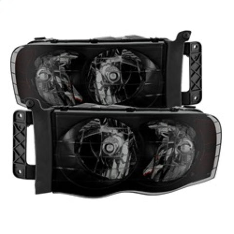 xTune Dodge Ram 1500 02-05 Amber Crystal Headlights HD-JH-DR02-AM-BSM - 9030352