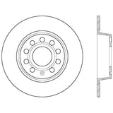 Stoptech 10-13 VW Golf/GTI/Jetta w/ 272mm Rear Disc Rear Premium High Carbon Cryo Brake Rotor - 125.33131CRY