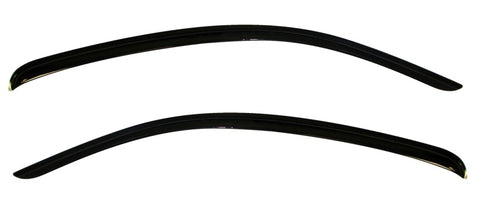 AVS 12-14 Ford Mustang Ventvisor Outside Mount Window Deflectors 2pc - Smoke - 92024