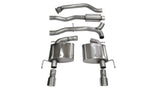 Corsa 13-14 Cadillac ATS Sedan 2.0L A/T Polished Sport Dual Rear Cat-Back Exhaust - 14888