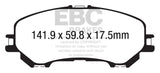 EBC 14-20 Nissan Rogue 2.5L Bluestuff Front Brake Pads - DP53032NDX