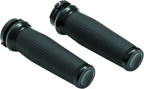 Kuryakyn Thresher Grips Dual Cable Black - 5941