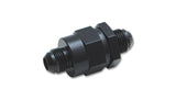 Vibrant Fuel Pump Check Valve -6AN Male Flare to 12mm x 1.5 Metric - 11198