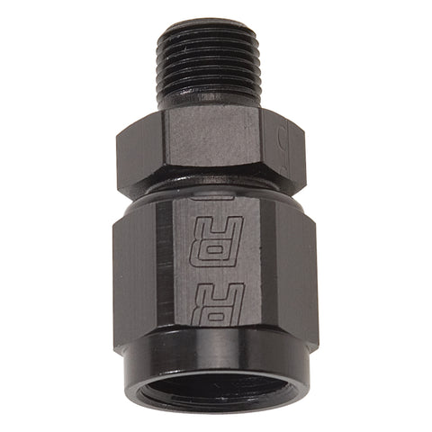 Russell Performance -4 AN Straight Female to 1/8in Male NPT Fitting (Black) - 614202