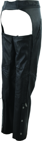 River Road Plains Leather Chaps Black Womens - Small - 094425
