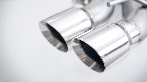 Stainless Works 2016-18 Cadillac CTS-V Sedan Axle Back System Dual-Mode Turbo Mufflers 4in Tips - CTSV16MKS-PC