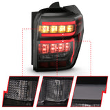 ANZO 2014-2020 Toyota 4Runner T.L Black Housing Smoke Lens Red Light Bar W/Sequential - 311312