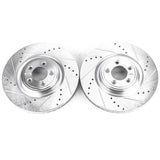 Power Stop 14-19 Jaguar F-Type Front Evolution Drilled & Slotted Rotors - Pair - EBR1083XPR
