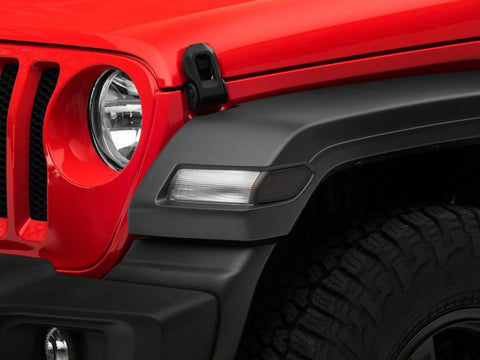 Raxiom 18-23 Jeep Wrangler JL Axial Series LED Fender Flare Marker Lights- Smoked - J134143-JL