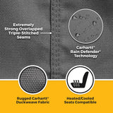 Covercraft 2026 Jeep Wrangler 2-Door (MT) Carhartt SeatSaver Custom Front Row Seat Covers - SSC2645CAGY