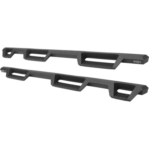 Westin 07-18 Chevrolet Silverado 1500 CC 5.5ft Bed HDX Drop W2W Nerf Step Bars - Tex. Blk - 56-534565