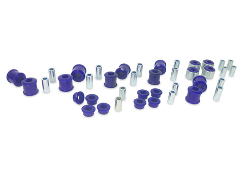 SuperPro 1991 Toyota Land Cruiser Base Front / Rear Vehicle Bushing Kit - 2 Deg. Caster Correction - KIT058ADJK