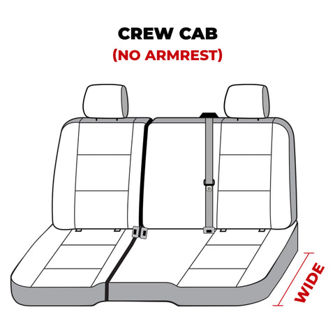 Covercraft 14 Chevrolet Silverado Polycotton SeatSaver Custom Second Row Seat Covers - Taupe - SS8441PCTP