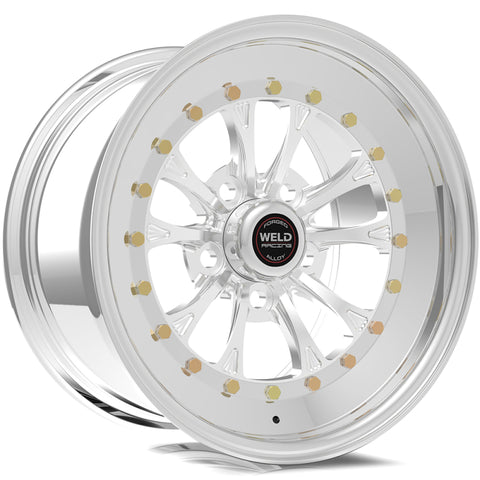 Weld Vitesse 15x8 / 5x4.5 BP / 3.5in. BS Polished Wheel - Non-Beadlock - 794P-58206