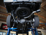 aFe Apollo GT Series 3-1/2in 409 SS Axle-Back Exhaust 17-20 Ford F-250/F-350 Polished Tip No Muffler - 49-43116NM-P