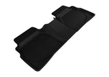 3D MAXpider 2011-2014 Hyundai Sonata/2015 Sonata Hybrid Kagu 2nd Row Floormats - Black - L1HY03821509