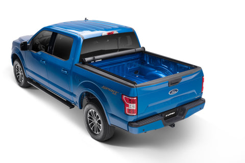 Lund 99-07 Ford F250/F350/F450 Super Duty (8ft bed) Genesis Roll Up Tonneau Cover - Black - 960253