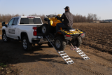 Gen-Y Lightweight 6.5ft Aluminum Loading Ramps 12in x 78in 600lb Capacity Per Ramp - Pair - GH-18078