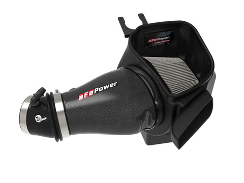 aFe Track Series Carbon Fiber Pro Dry S AIS - 19-20 Jeep Grand Cherokee Trackhawk 6.2L - 57-10009D