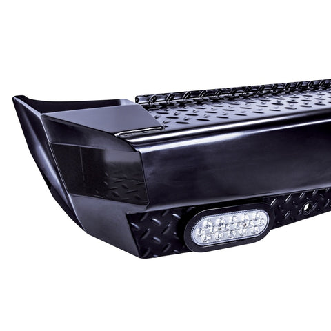 Westin 14-18 Chevrolet Silverado HDX Bandit Rear Bumper - Black - 58-341155