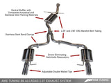 AWE Tuning Audi B8.5 All Road Touring Edition Exhaust - Dual Outlet Diamond Black Tips - 3015-33018