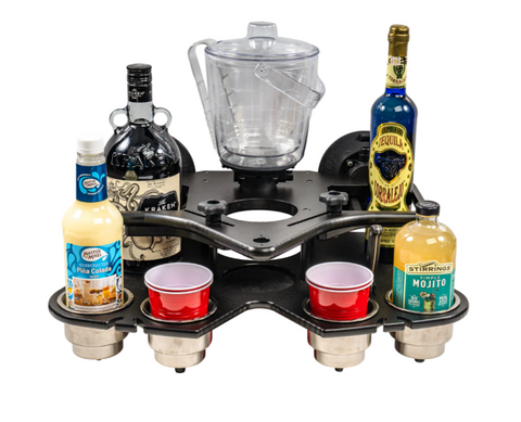 SeaSucker Double Decker Party Barge Portable Bar - Black - MC5348B
