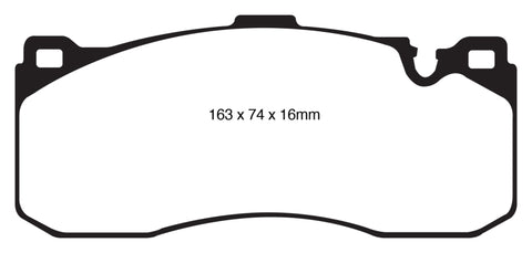 EBC 08-10 BMW 135 3.0 Twin Turbo Redstuff Front Brake Pads - DP31995C