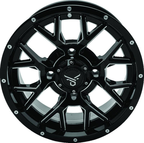 QuadBoss Barbwire 14X7 - 5+2 - 4/110 - Milled - 608573