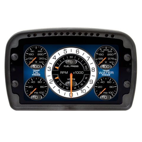 Autometer Racing Instrument Display Color LCD Including Shift and Alarm Lights Datalogging CD7 - 6021