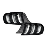 Form Lighting 2015-2023 Ford Mustang LED Tail Lights Smoke (Pair) - FL0007