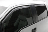 EGR 15+ Ford F150 Super Cab In-Channel Window Visors - Set of 4 - Matte (573475) - 573475