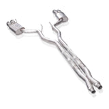 Stainless Works 18-21 Ford Mustang GT 3in Legend Series Catback X-Pipe w/Quad Tips w/o Active Valves - M18CBXFCL