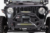 Go Rhino 07-20 Jeep Wrangler JL/JLU/JK/JKU/Gladiator JT Rockline Front Stubby Bumper w/ Overrider - 331101T
