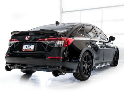 AWE Tuning 22+ Honda Civic Si/Acura Integra Touring Edition Catback Exhaust - Dual Diamond Black Tip - 3015-33331