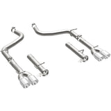 MagnaFlow Axle-Back, SS, 2.5in, Quad Split Rear 3.5in Tip 2015 Dodge Challenger R/T 5.7L - 19210