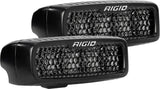 Rigid Industries SR-Q Series PRO Midnight Edition - Spot - Diffused - Pair - 905513BLK