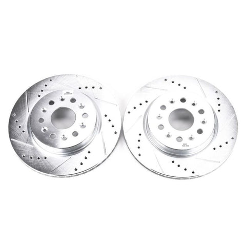Power Stop 18-19 Buick Enclave Rear Evolution Drilled & Slotted Rotors - Pair - AR82193XPR