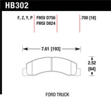Hawk LTS Street Brake Pads - HB302Y.700
