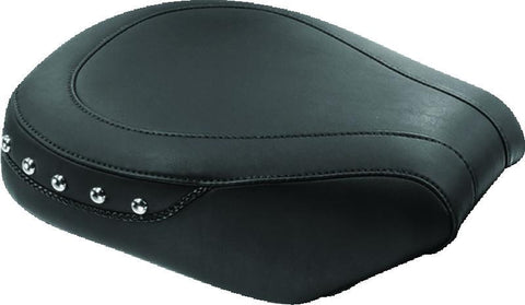 Mustang 18-21 Harley Street Bob Tripper Fastback 1PC Seat Chevron - Black - 75159