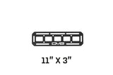 DV8 Offroad Universal Molle Panels - 11In x 3In - UNMP-02