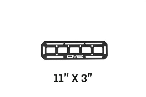 DV8 Offroad Universal Molle Panels - 11In x 3In - UNMP-02