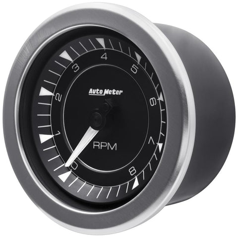 Autometer Chrono 3-3/8in 10k RPM In Dash Tachometer Gauge - 8197