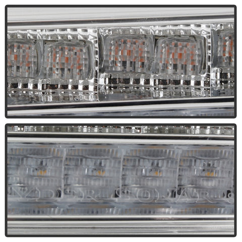 Spyder Jeep Wrangler 2018-2019 (LED Model Only) LED Front Bumper Lights - Sequential Signal - Chrome - 5086792