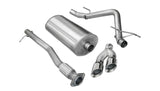Corsa 2011-2013 Chevrolet Silverado Crew Cab/Short Bed 1500 6.2L V8 Polished Sport Cat-Back Exhaust - 14523