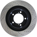 StopTech 07-09 Toyota Tundra / 08-09 Toyota Sequoia Front Right Slotted & Drilled Rotor - 127.44156R