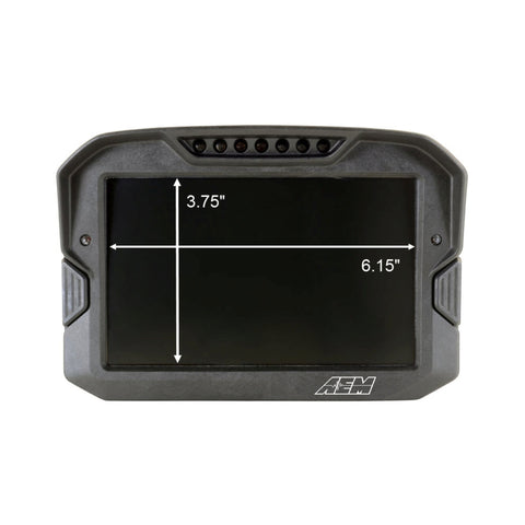 AEM CD-7 Non Logging Race Dash Carbon Fiber Digital Display (CAN Input Only) - 30-5700