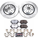 Power Stop 09-17 Volkswagen CC Rear Z26 Street Warrior Brake Kit - K4628-26