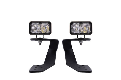 Diode Dynamics 18-21 Subaru Crosstrek Stage Series 2in LED Ditch Light Kit Sport - White Combo - DD6562